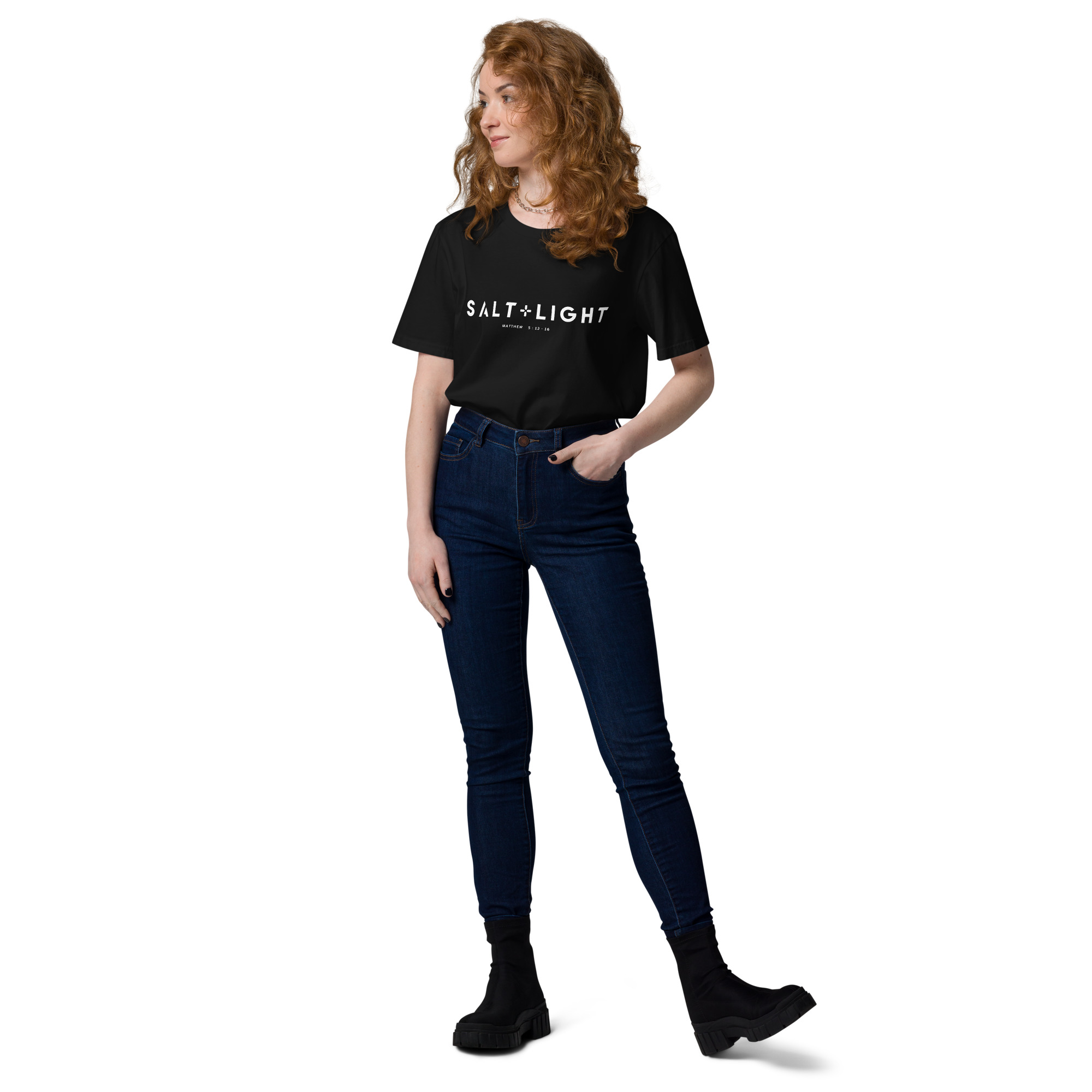 "Salt & Light" Unisex organic cotton t-shirt