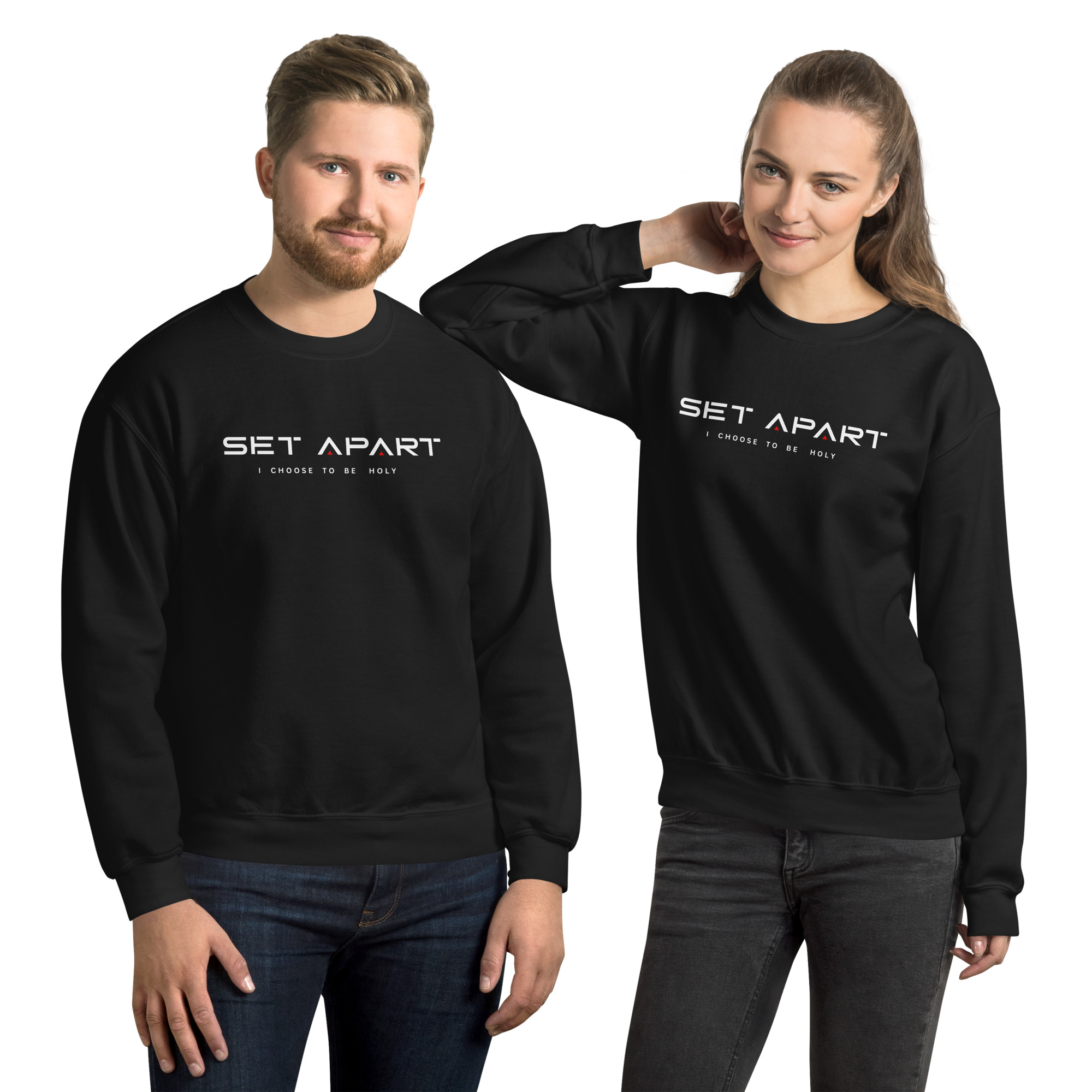 "set apart- i choose to be holy" Unisex Sweatshirt