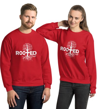 Rooted In Christ Christian Sweatshirt